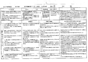 3歳ぺんぎん組18年度1月の月間指導計画 反省入り 保土ヶ谷保育園